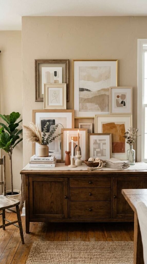 Layered Artwork Display