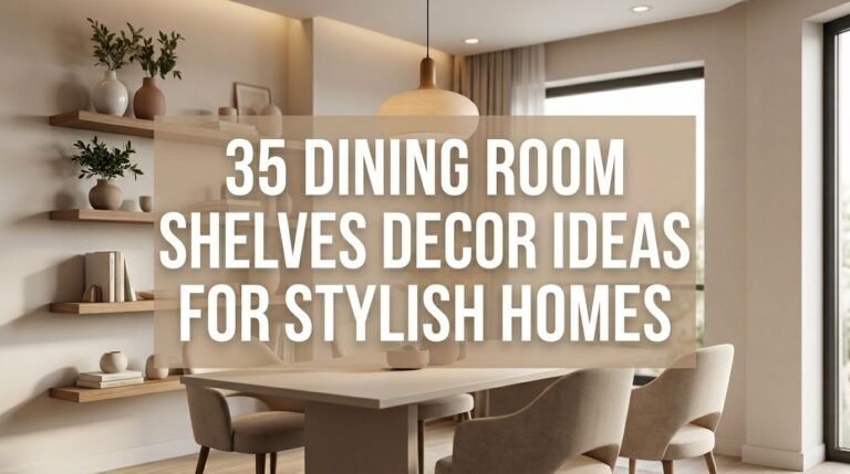35 Dining Room Shelves Decor Ideas for Stylish Homes