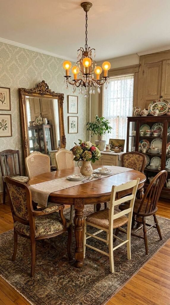 Vintage Casual Dining Room Decor Ideas