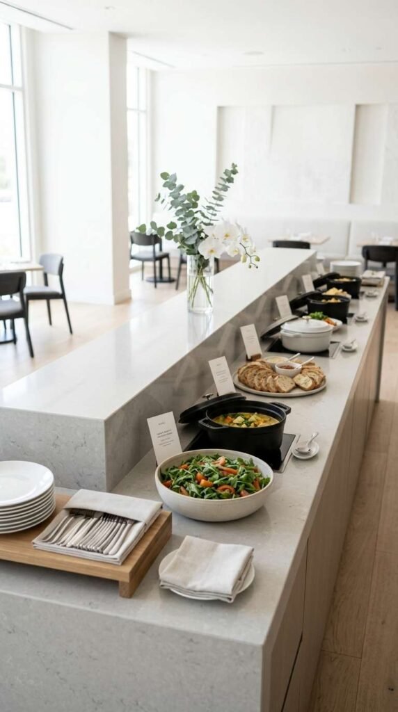 Open Space Minimal Buffet