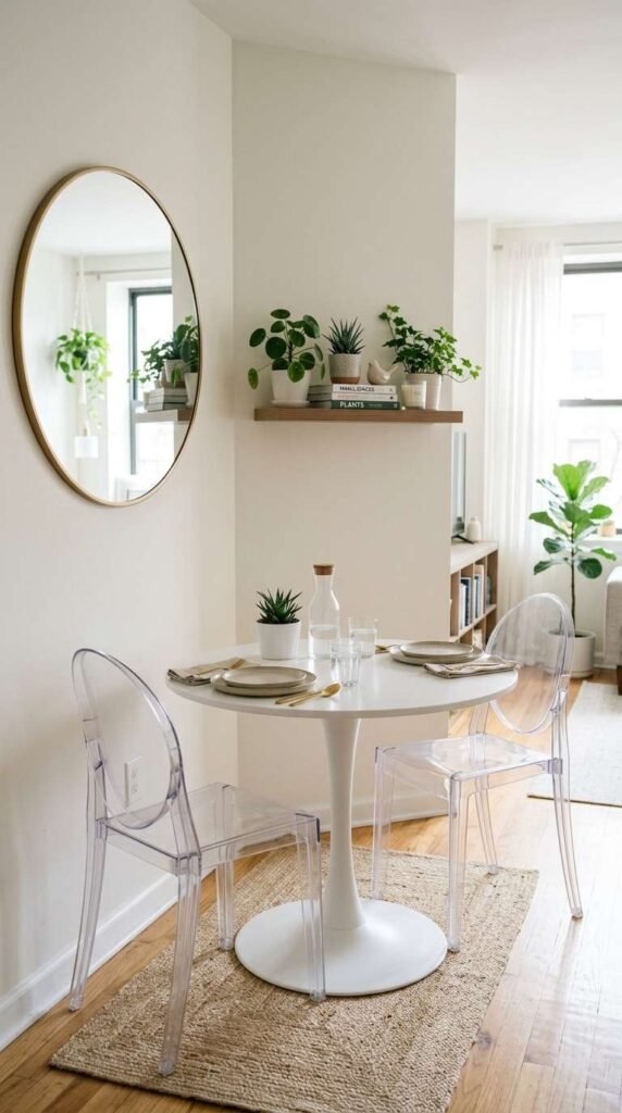 Small Space Casual Dining Room Decor Ideas