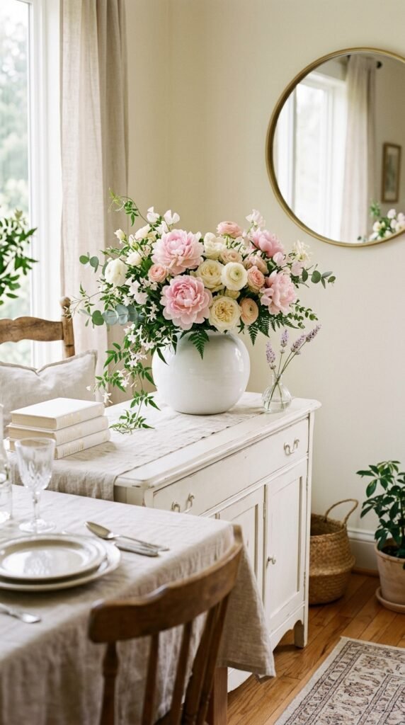 Fresh Flowers and Floral Buffet Centerpiece Ideas for Every Season