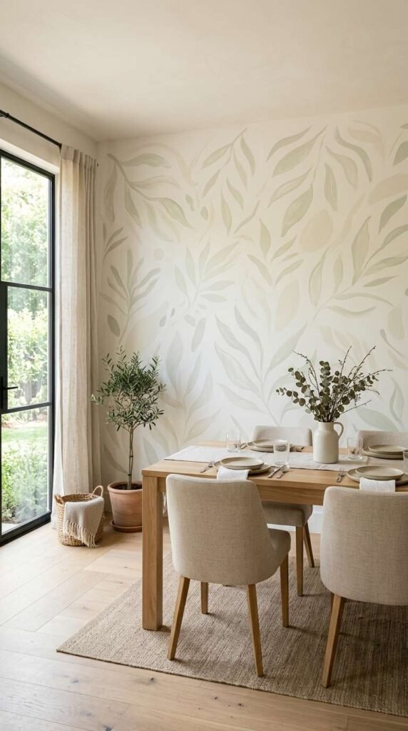 Subtle Mural or Wall Stencil