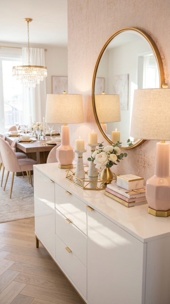 Color, Theme, and Cohesive Buffet Styling Across Your Whole Dining Room