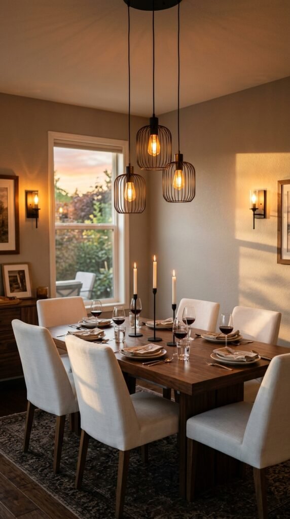  Cozy Black Dining Room Lighting Ideas That Set the Perfect Mood