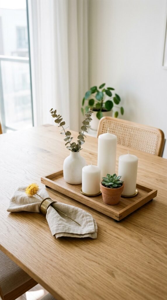 A Beautiful Dining Table Centerpiece That Costs Almost Nothing