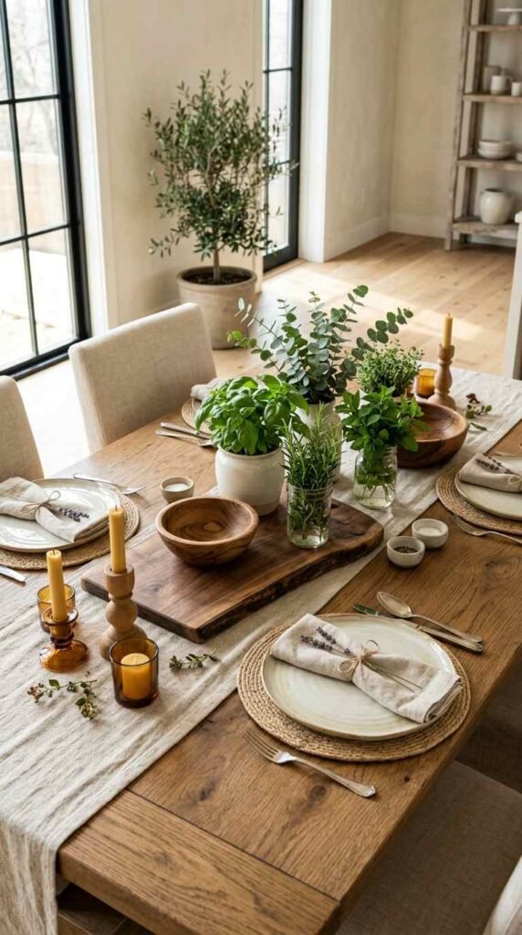 Everyday Green Herb & Wood Combo