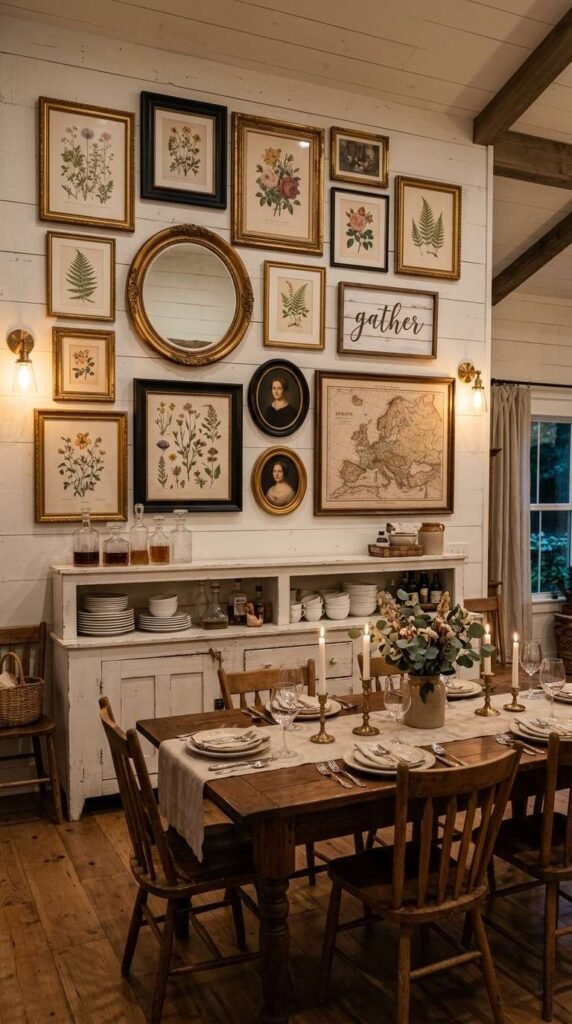 Farmhouse Gallery Walls & Art Styling