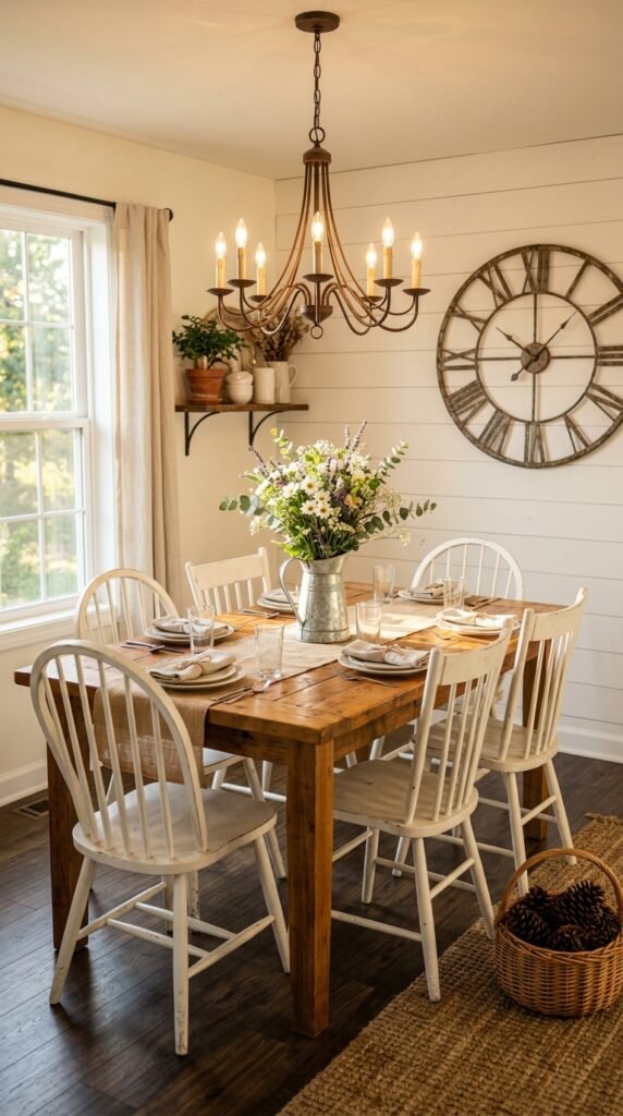  Farmhouse Dining Room Decor That Feels Warm and Welcoming