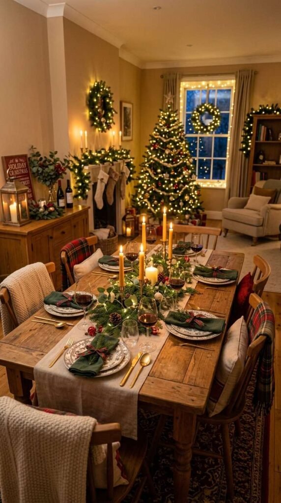  Seasonal Festive Apartment Dining Room Decor