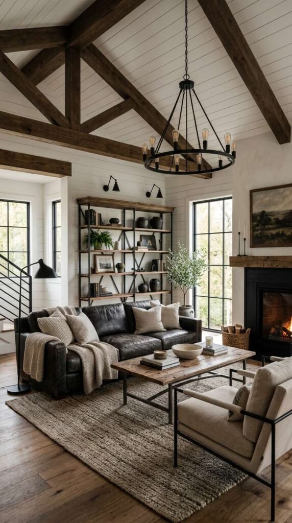 Black Metal Accents & Industrial Farmhouse Touches