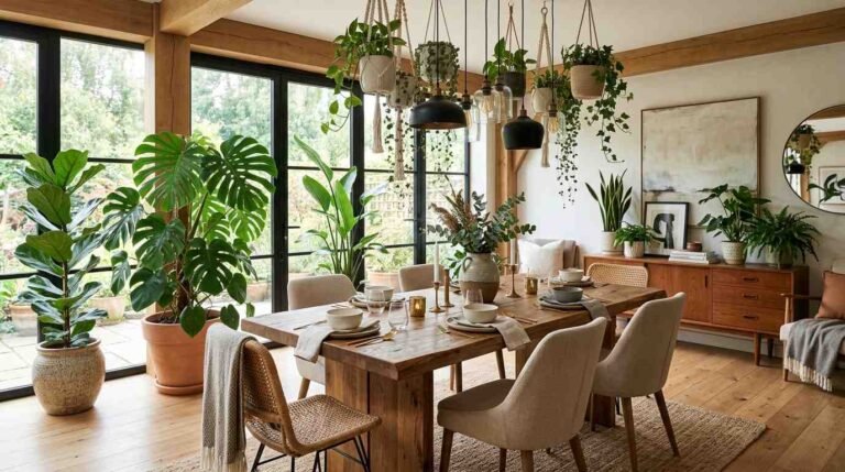 10 Creative Plant Decor Ideas for Your Dining Room
