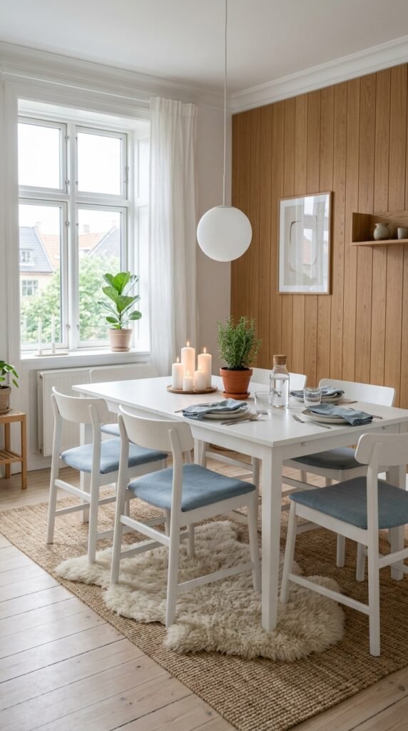 Scandinavian Dining Room Decor That Feels Hygge and Wonderfully Cozy