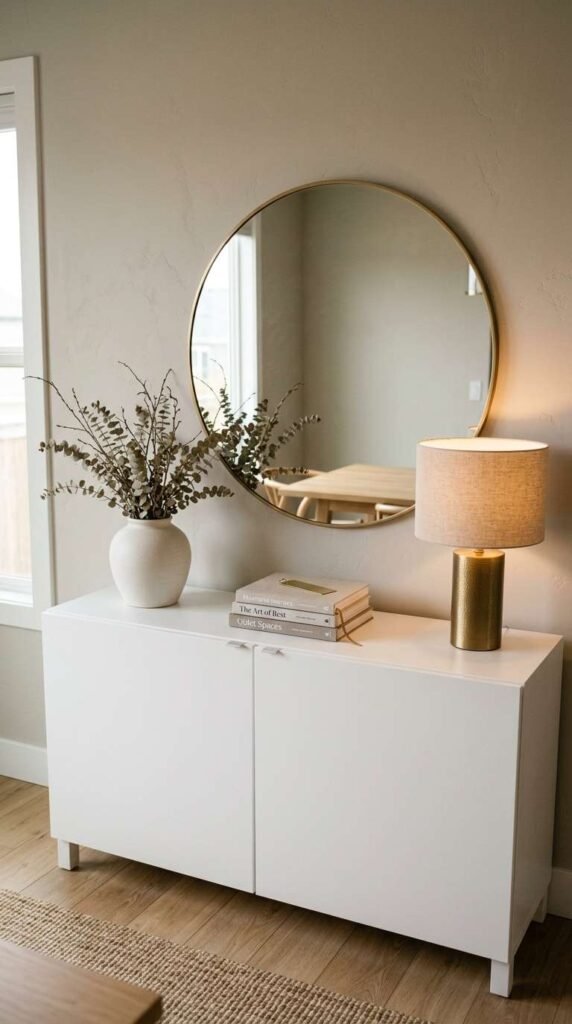 Minimalist Modern Buffet Decor