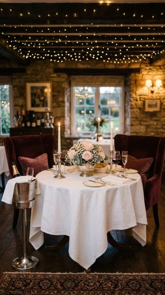 Romantic Candlelit Dining Room for Date Nights