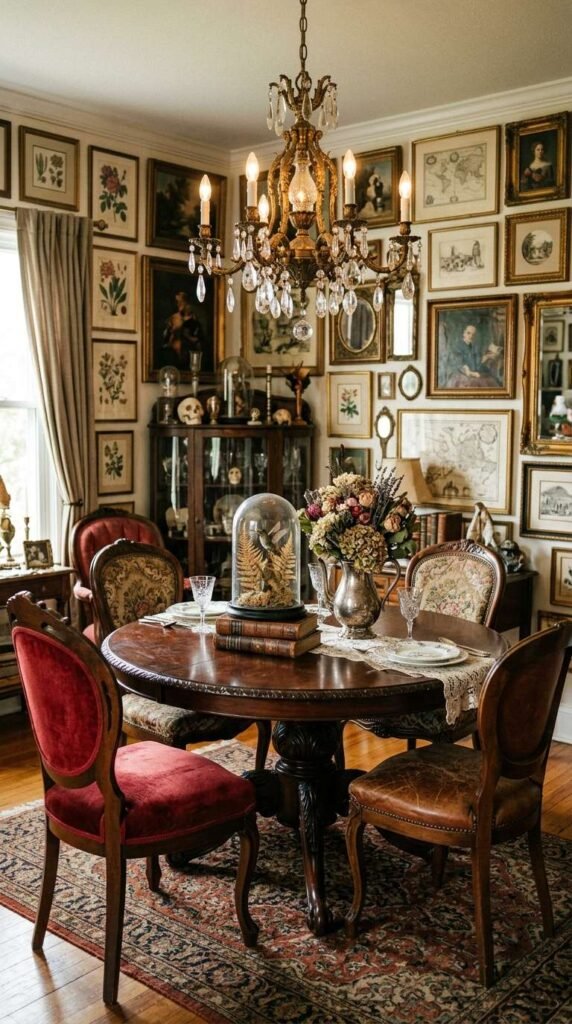 Vintage Maximalist With Eclectic Antiques