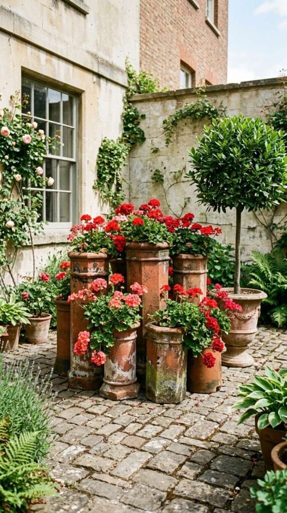 Chimney Pot Planters for Bold Period Garden Character