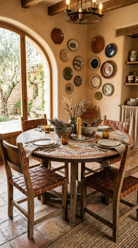 Artisan Handcrafted Ceramic and Clay Inspired Dining Room