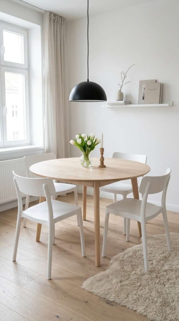 Scandinavian Style With Clean Lines and Wood Tones
