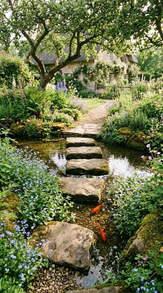 Natural Swimming Pond Adapted for Small Gardens