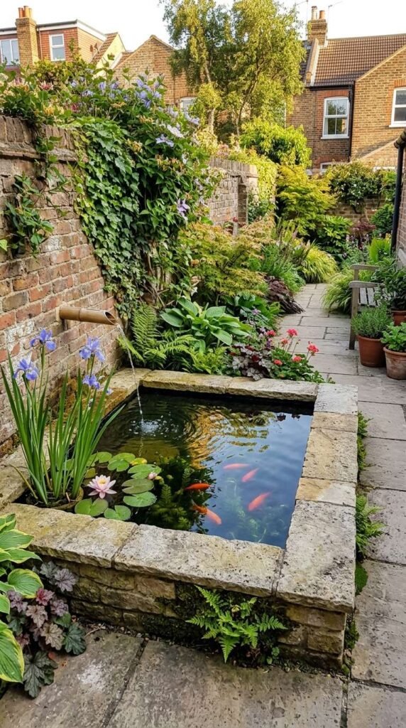 Corner Pond for Awkward Garden Spaces