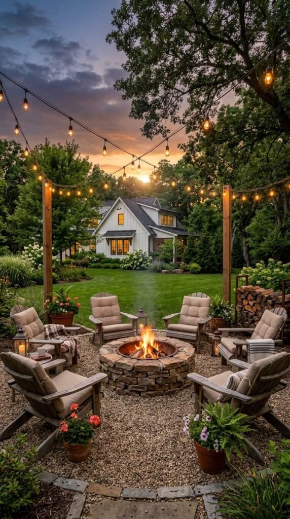 Build a DIY Fire Pit Seating Circle This Weekend