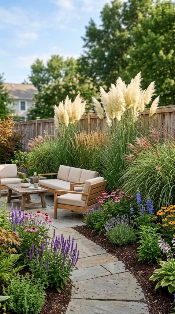 Plant a Garden Privacy Screen With Tall Ornamental Grasses