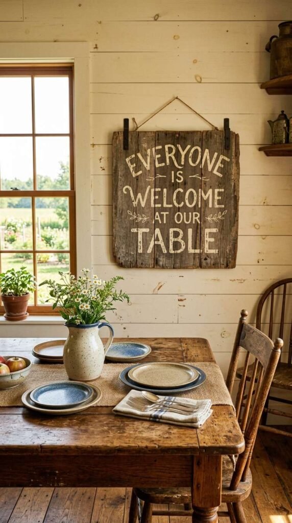 Vintage Wood Sign
