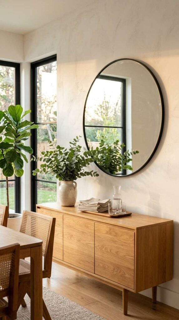 Oversized Round Mirror