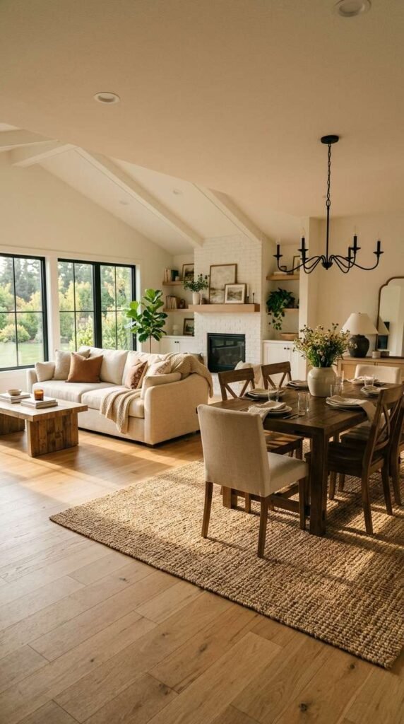 Define Zones with a Statement Area Rug