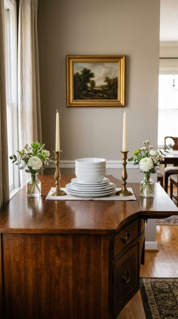 Symmetrical Buffet Styling