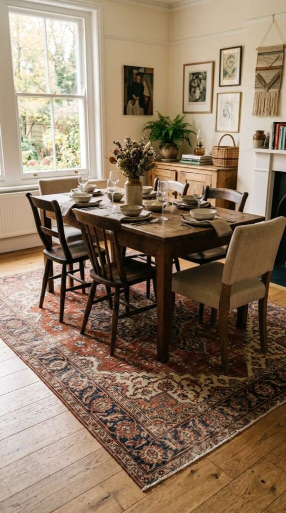 Vintage Rug Layering