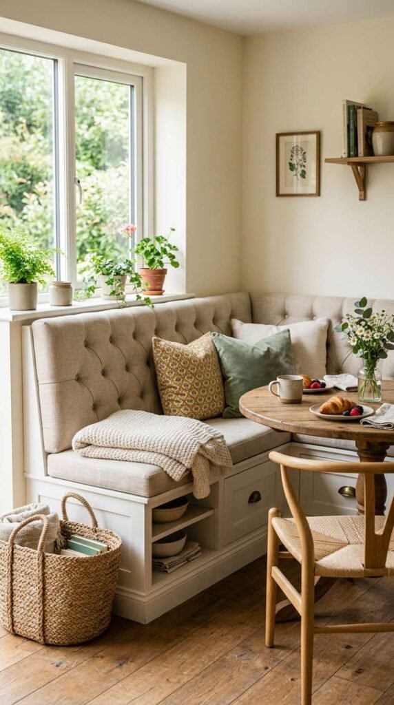 Built-In Corner Banquette