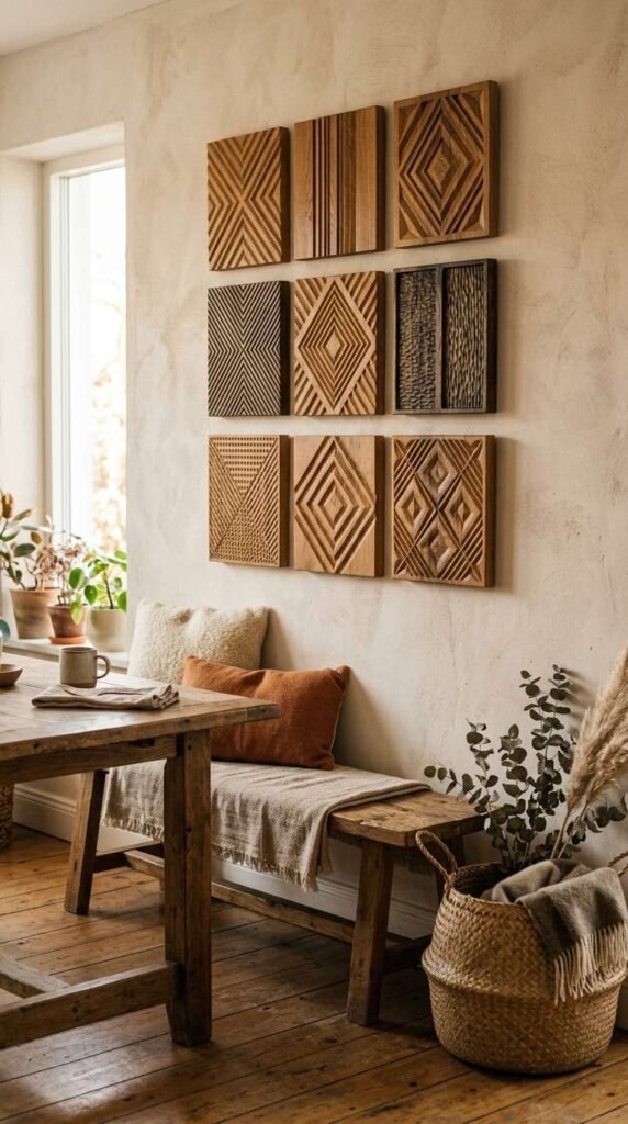 Carved Wood Wall Decor