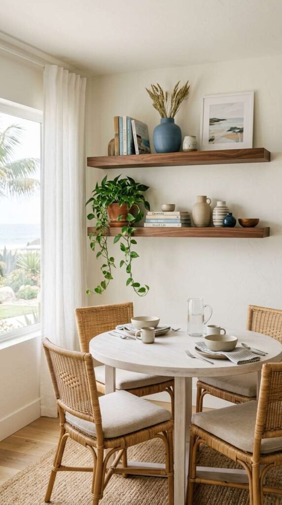 Styled Floating Shelf Display