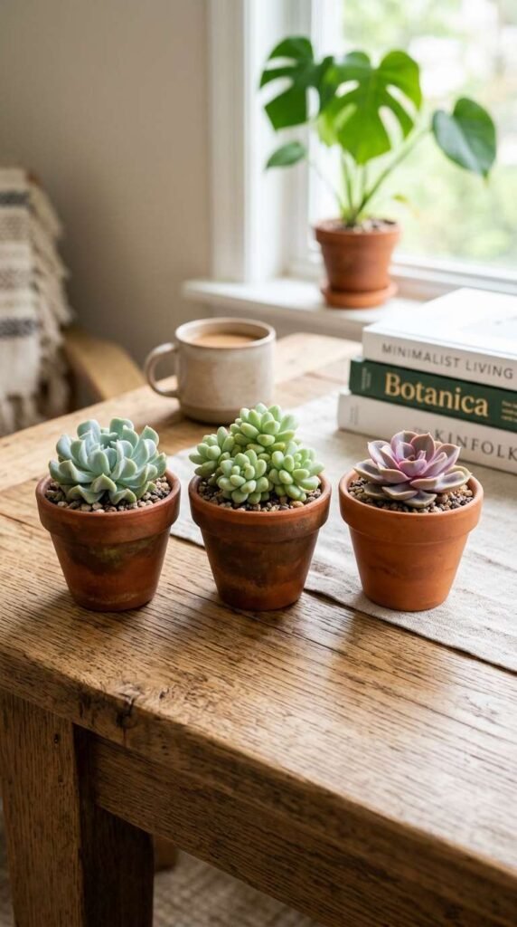 Succulent Trio Centerpiece