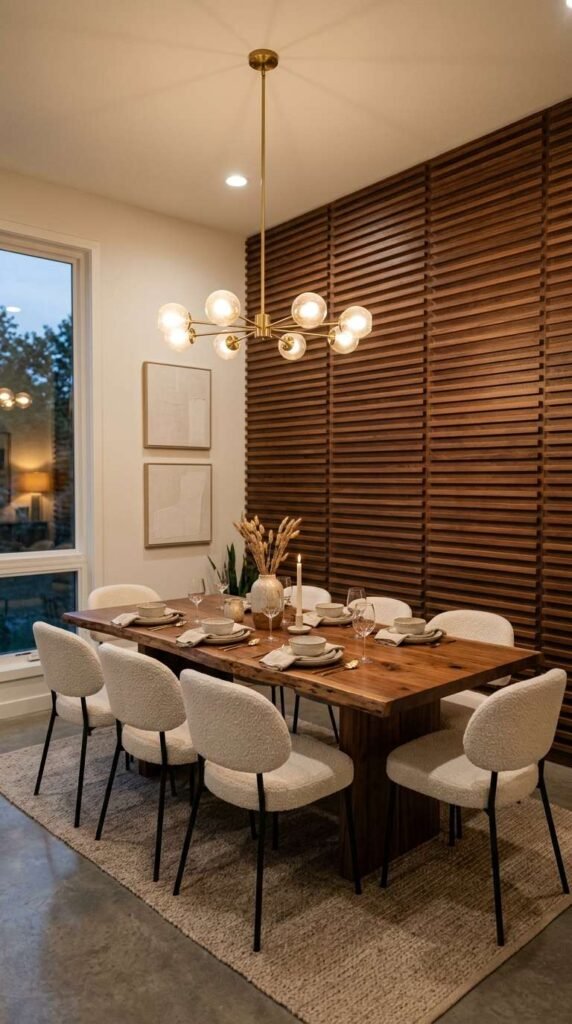 Wood Paneling Accent Wall