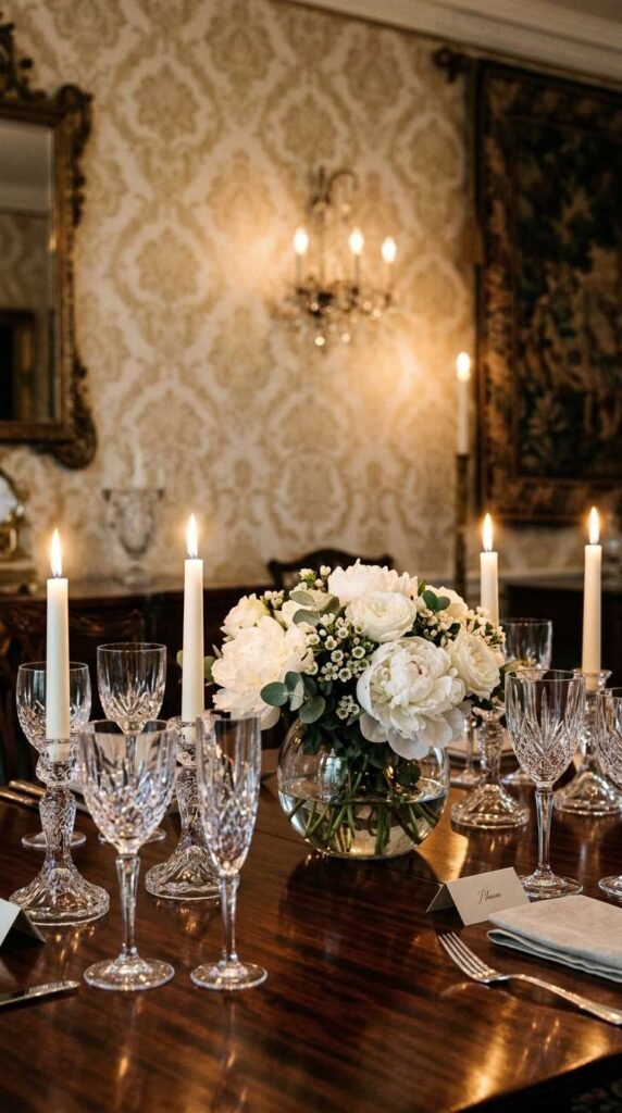 Sparkling Crystal and Glass Accents