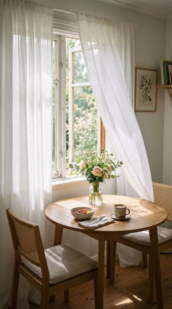 Sheer Curtains for Soft Light