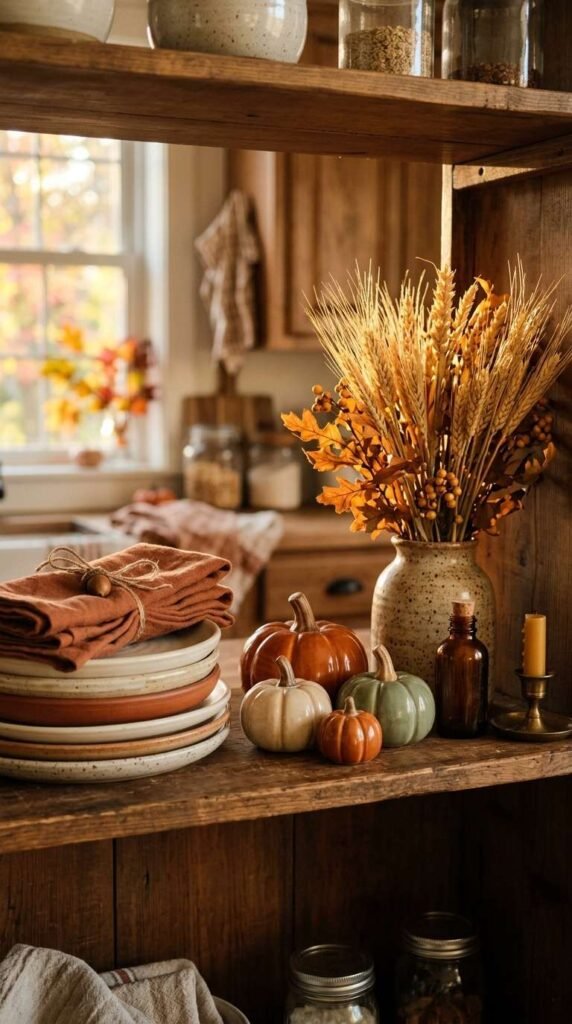 Seasonal Cabinet Decor Rotation