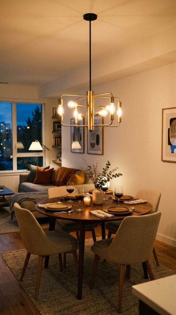 Pendant Light as the Dining Zone Focal Point