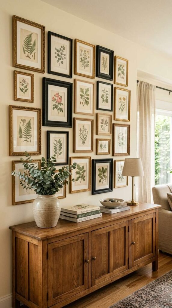 Gallery Art Above the Buffet