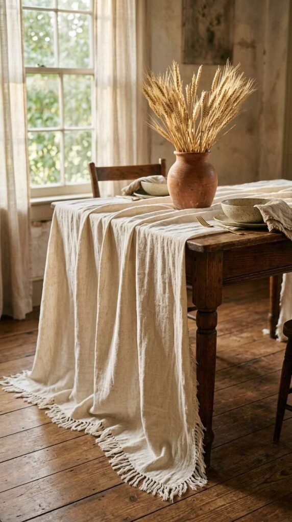 Fringe Details on Table Linens