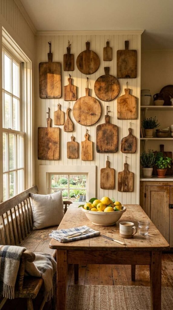 Wooden Cutting Board Collage