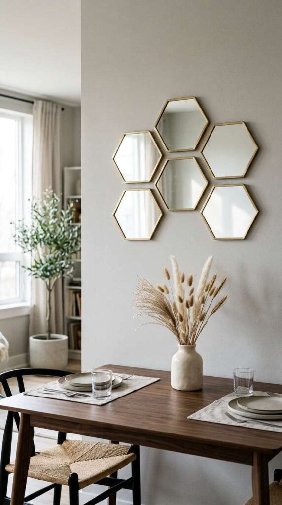 Hexagon Mirror Set