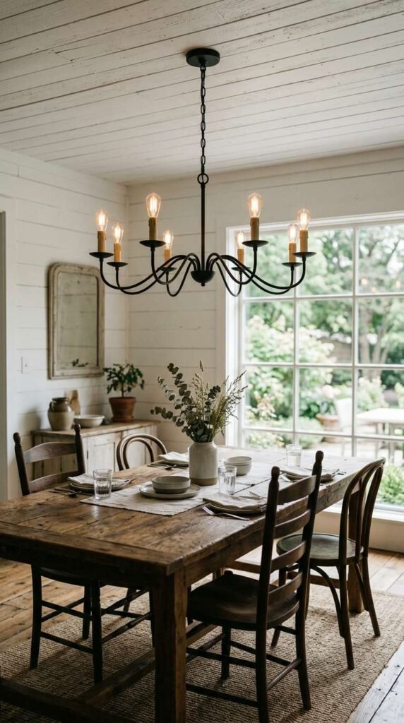 Black Metal Light Fixture