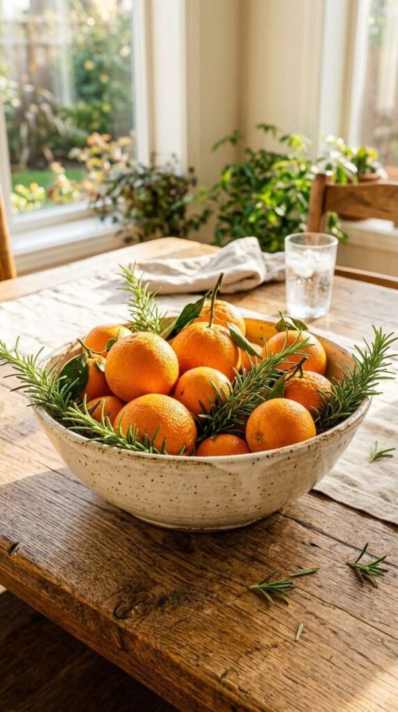 Citrus and Greenery Bowl