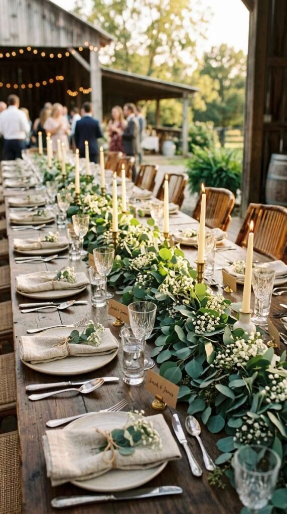 Eucalyptus Garland Table Runner