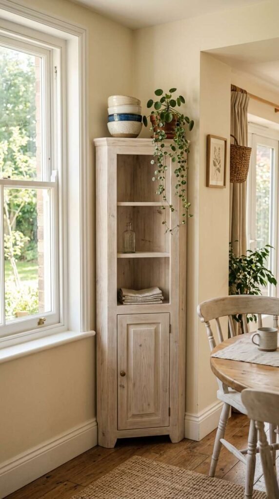 Corner Cabinet Nook Styling