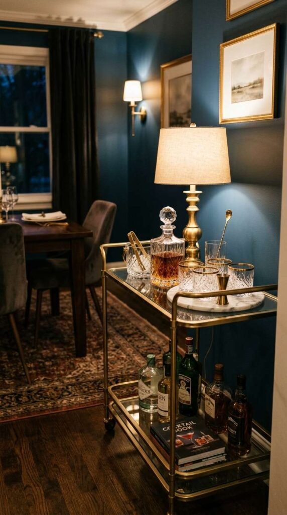 Small Bar Cart Nook